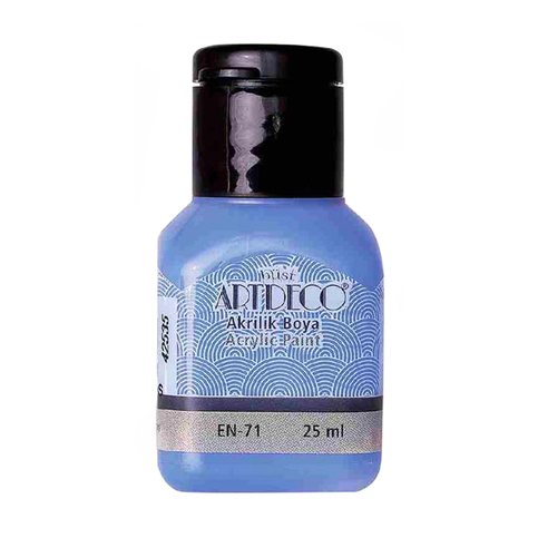 Artdeco 070A Akrilik Boya 3054 Bodrum Mavi 25ml (Y-070A-3054) - 1