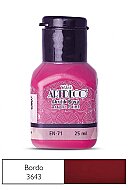 ARTDECO 070A AKRİLİK BOYA 3643 BORDO 25ml (Y-070A-3643) - ARTDECO