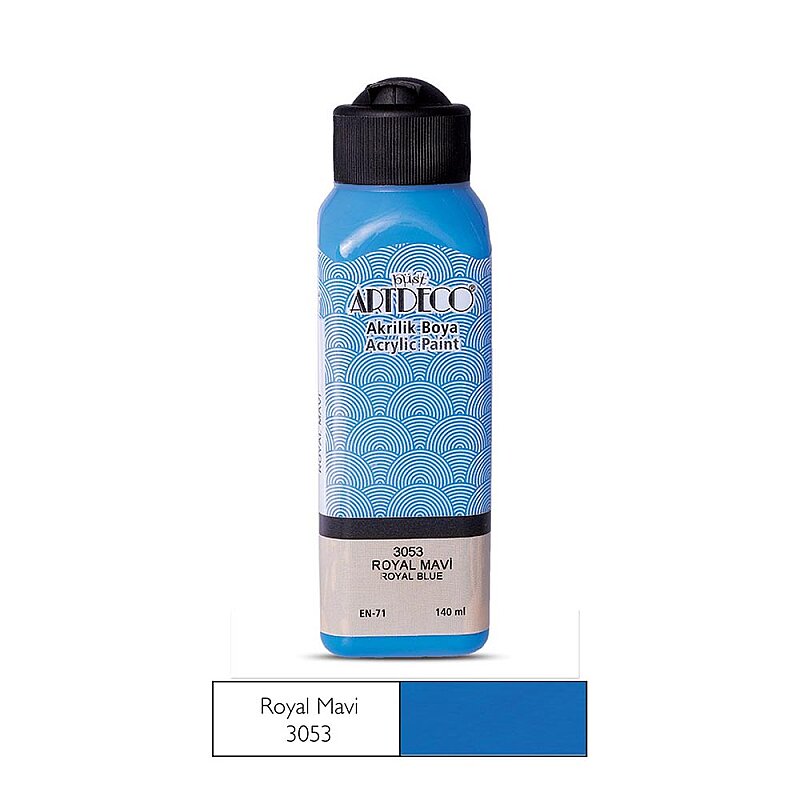 ARTDECO 070R AKRİLİK BOYA 3053 ROYAL MAVİ 140ml (Y-070R-3053)