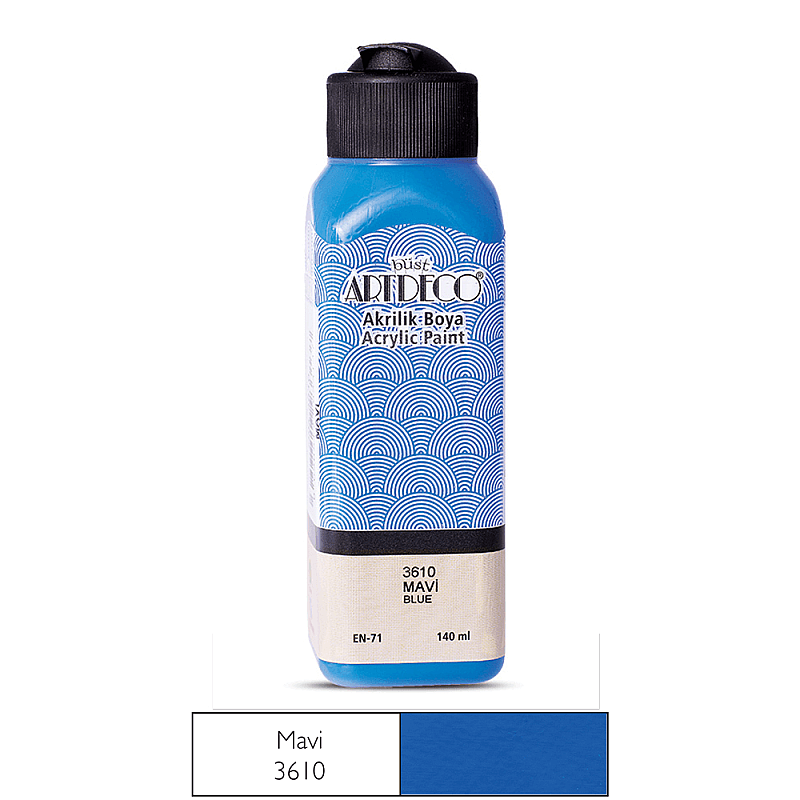 ARTDECO 070R AKRİLİK BOYA 3610 MAVİ 140ml (Y-070R-3610)