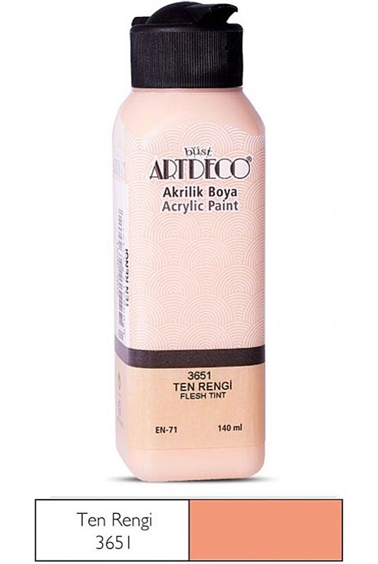 ARTDECO 070R AKRİLİK BOYA 3651 TEN RENGİ 140ml (Y-070R-3651)