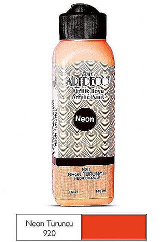 ARTDECO 070R AKRİLİK BOYA 920 NEON TURUNCU 140ml (Y-070R-920) - 1