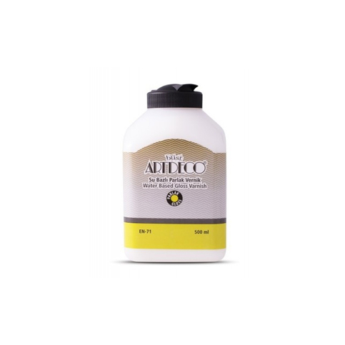 Artdeco 073L-01 Su Bazlı Parlak Vernik 500Ml - 1
