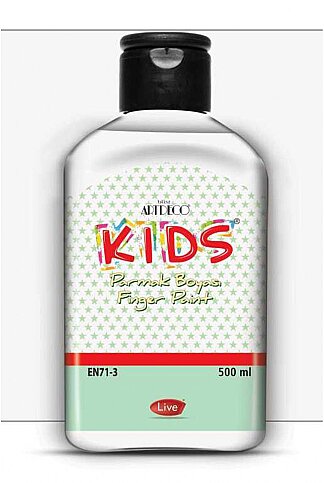ARTDECO 118L KİDS PARMAK BOYASI 060 BEYAZ 500ml (Y-118L-060) - 1