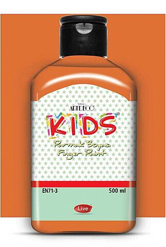 ARTDECO 118L KİDS PARMAK BOYASI 250 TURUNCU 500ml (Y-118L-250) - 1