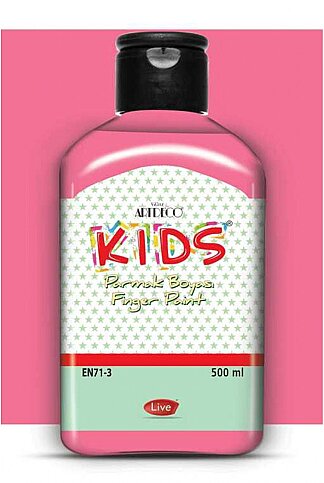 ARTDECO 118L KİDS PARMAK BOYASI 335 PEMBE 500ml (Y-118L-335) - 1