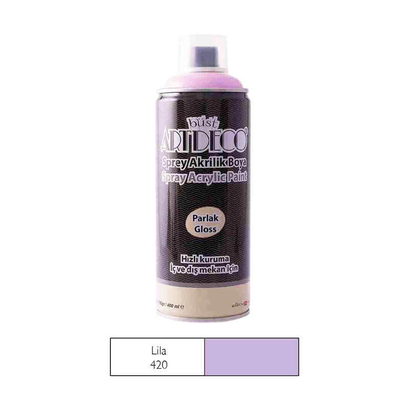 Artdeco Sprey Akrilik Boya 420 Lila 400Ml (Y-400)