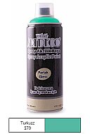 ARTDECO SPREY AKRİLİK BOYA 570 TURKUAZ 400ml (Y-400-570) - ARTDECO