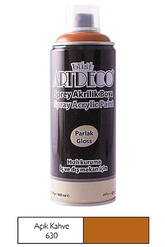 ARTDECO SPREY AKRİLİK BOYA 630 AÇIK KAHVE 400ml (Y-400-630) - 1