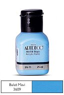 ARTDECO 070A AKRİLİK BOYA 3609 BULUT MAVİ 25ml (Y-070A-3609) - ARTDECO