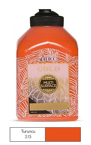 ARTDECO G70L GOLD AKRİLİK BOYA 215 TURUNCU 500ml (Y-G70L-215) - 1