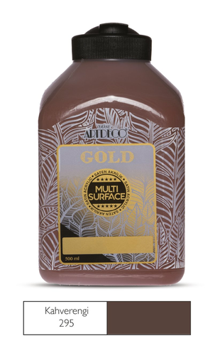 ARTDECO 70L GOLD AKRİLİK BOYA 295 KAHVE 500ml - 1