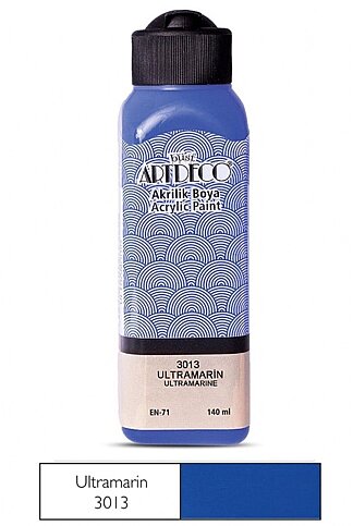 ARTDECO 070R AKRİLİK BOYA 3013 ULTRAMARİN 140ml (Y-070R-3013) - 1