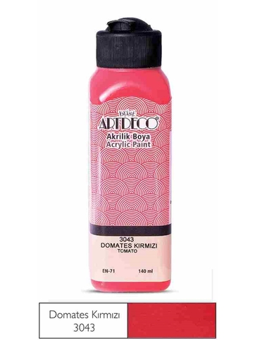 Artdeco 70R Akrilik Boya 3043 Domates Kırmızısı 140Ml - 1