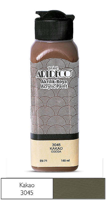 ARTDECO 070R AKRİLİK BOYA 3045 KAKAO 140ml (Y-070R-3045)