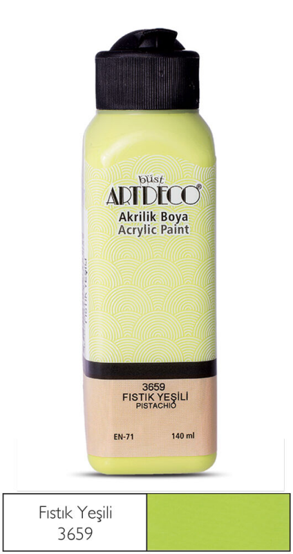 Artdeco 70R Akrilik Boya 3659 Fıstık Yeşili 140Ml
