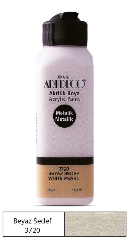 Artdeco 70R Akrilik Boya 3720 Beyaz Sedef 140Ml
