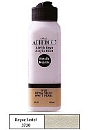 ARTDECO 071R METALİK AKRİLİK BOYA 3720 BEYAZ SEDEF 140ml (Y-071R-3720) - ARTDECO