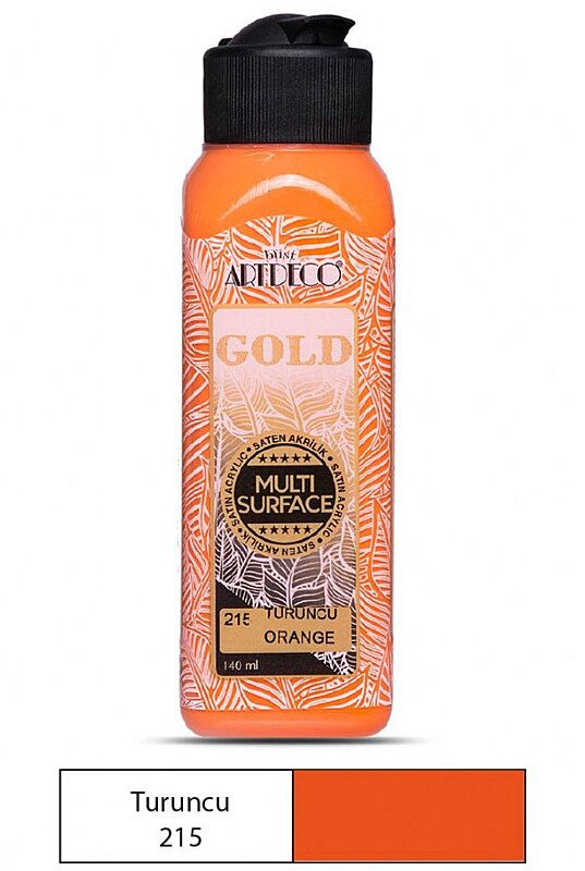 ARTDECO G70R GOLD AKRİLİK BOYA 215 TURUNCU 140ml (Y-G70R-215)
