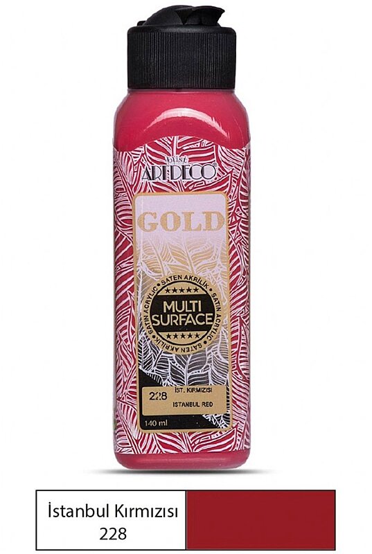 ARTDECO G70R GOLD AKRİLİK BOYA 228 İSTANBUL KIRMIZISI 140ml (Y-G70R-228)