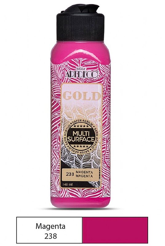 ARTDECO G70R GOLD AKRİLİK BOYA 238 MAGENTA 140ml (Y-G70R-238)