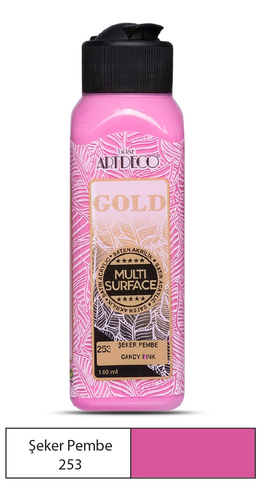 Artdeco 70R Gold Akrilik Boya 253 Şeker Pembesi 140Ml - 1