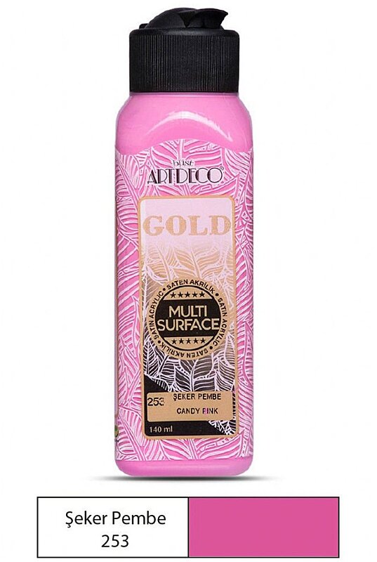 ARTDECO G70R GOLD AKRİLİK BOYA 253 ŞEKER PEMBESİ 140ml (Y-G70R-253)