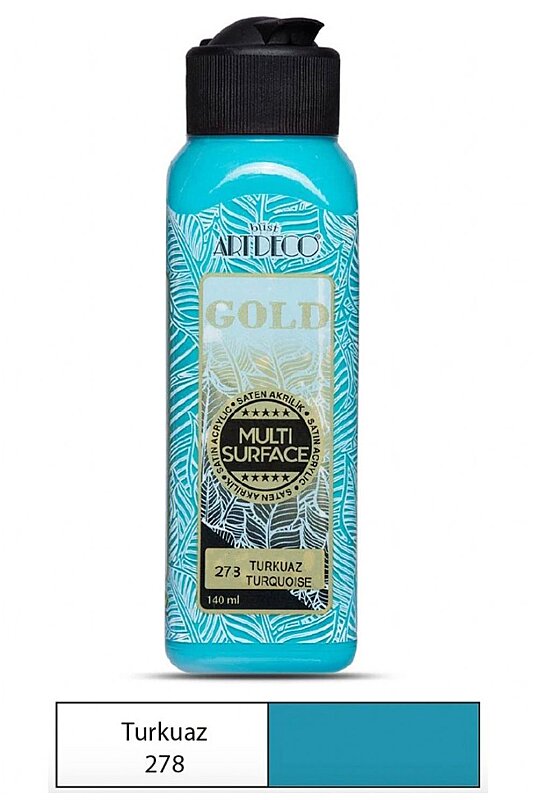 ARTDECO G70R GOLD AKRİLİK BOYA 278 TURKUAZ 140ml (Y-G70R-278)