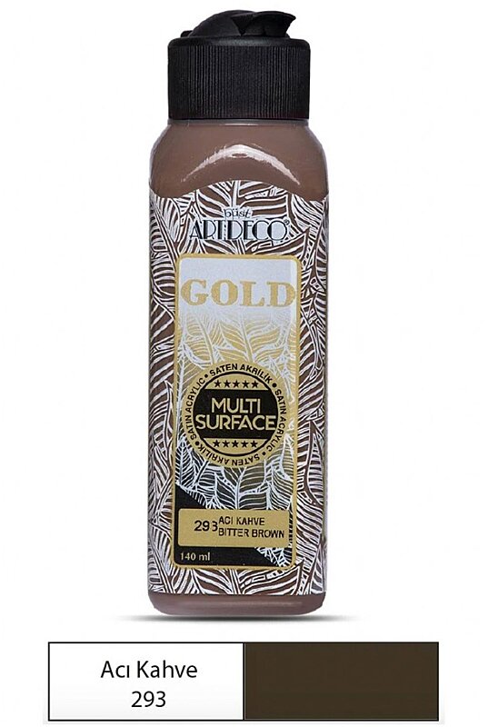 ARTDECO G70R GOLD AKRİLİK BOYA 293 ACI KAHVE 140ml (Y-G70R-293)
