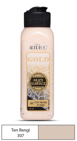 Artdeco 70R Gold Akrilik Boya 307 Ten Rengi 140Ml - 1