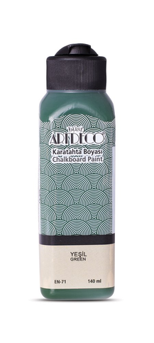 Artdeco 074R Kara Tahta Boyası 3612 Yeşil 140ml (Y-074R-3612) - 1