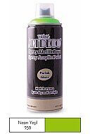ARTDECO SPREY AKRİLİK BOYA 950 NEON YEŞİL 400ml (Y-400-950) - ARTDECO
