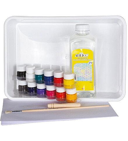 ARTDECO EBRU BAŞLANGIÇ SETİ A4 TEKNELİ 12x15ml (Y-016-ES7) - 2