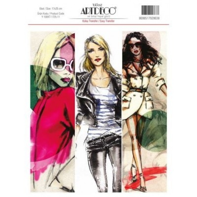 Artdeco Kolay Transfer Kağıdı 17x25 (Y-100-Kt17-11) - 1