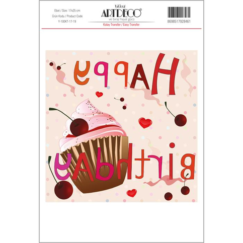 Artdeco Kolay Transfer Kağıdı 17x25 (Y-100-Kt17-19) - 1