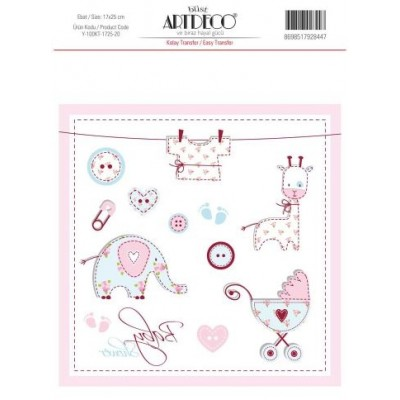 Artdeco Kolay Transfer Kağıdı 17x25 (Y-100-Kt17-20) - 1