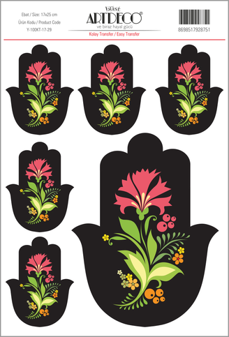 Artdeco Kolay Transfer Kağıdı 17x25 (Y-100-Kt17-29) - 1