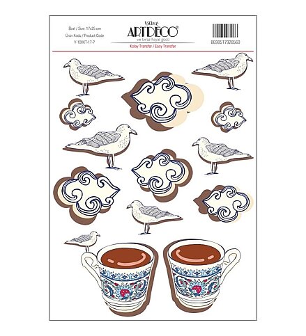 ARTDECO KOLAY TRANSFER KAĞIDI 17x25 (Y-100-KT17-7) - 1