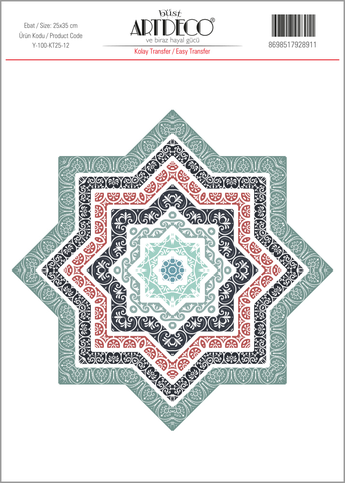 Artdeco Kolay Transfer Kağıdı 25x35 (Y-100-Kt25-12) - 1