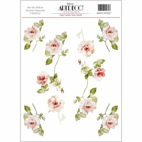 Artdeco Kolay Transfer Kağıdı 25x35 (Y-100-Kt25-51) - 1