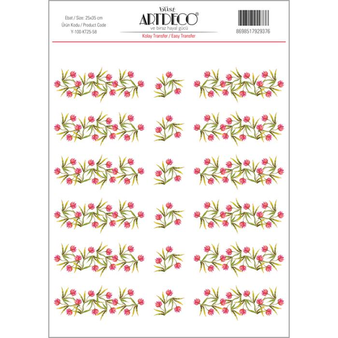Artdeco Kolay Transfer Kağıdı 25x35 (Y-100-Kt25-58) - 1
