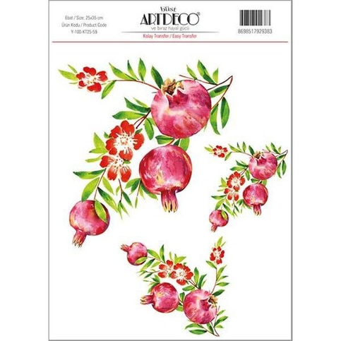 Artdeco Kolay Transfer Kağıdı 25x35 (Y-100-Kt25-59) - 1