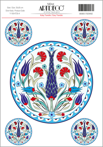 Artdeco Kolay Transfer Kağıdı 35x50 (Y-100-Kt35-4) - 1