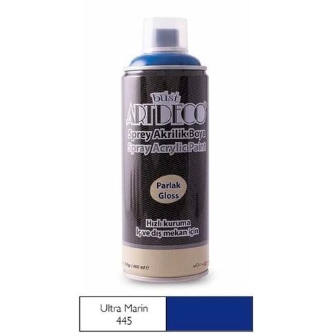 Artdeco Sprey Akrilik Boya 445 Ultramarine 400Ml (Y-400) - 1