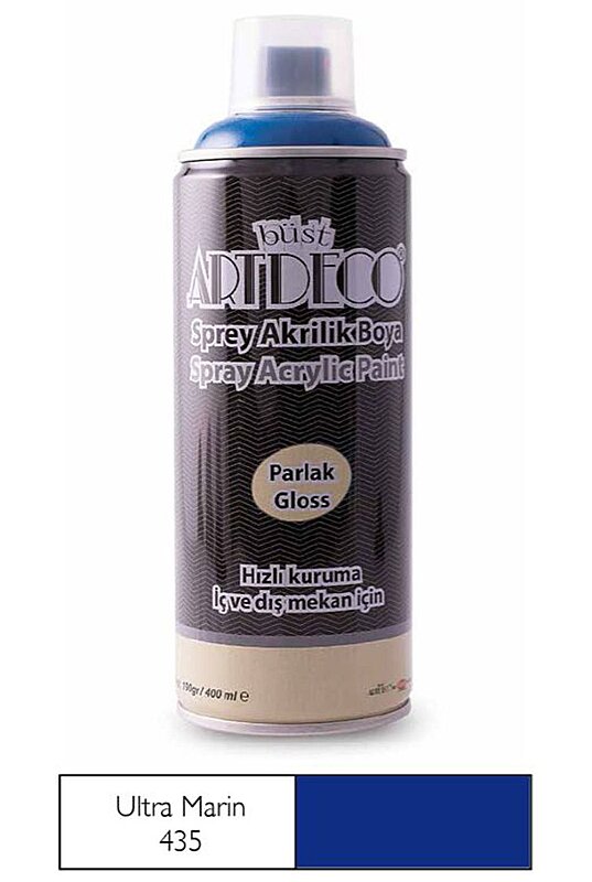 ARTDECO SPREY AKRİLİK BOYA 445 ULTRAMARİNE 400ml (Y-400-445)