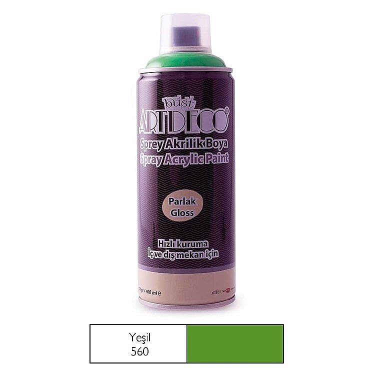 ARTDECO SPREY AKRİLİK BOYA 560 YEŞİL 400ml (Y-400-560)