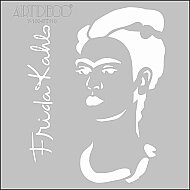 ARTDECO ST110 STENCİL BOYAMA ŞABLONU FRİDA KAHLO 30x30 (Y-100-ST110) - ARTDECO