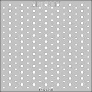 ARTDECO ST125 STENCİL BOYAMA ŞABLONU NOKTALAR 30x30cm (Y-100-ST125) - ARTDECO
