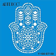 ARTDECO ST150 STENCİL BOYAMA ŞABLONU EL BOYAMA ŞABLONU STENCİL 30x30cm (Y-100-ST150) - ARTDECO