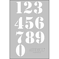 ARTDECO ST212 STENCİL BOYAMA ŞABLONU SAYILAR A4 (Y-100-ST212) - ARTDECO